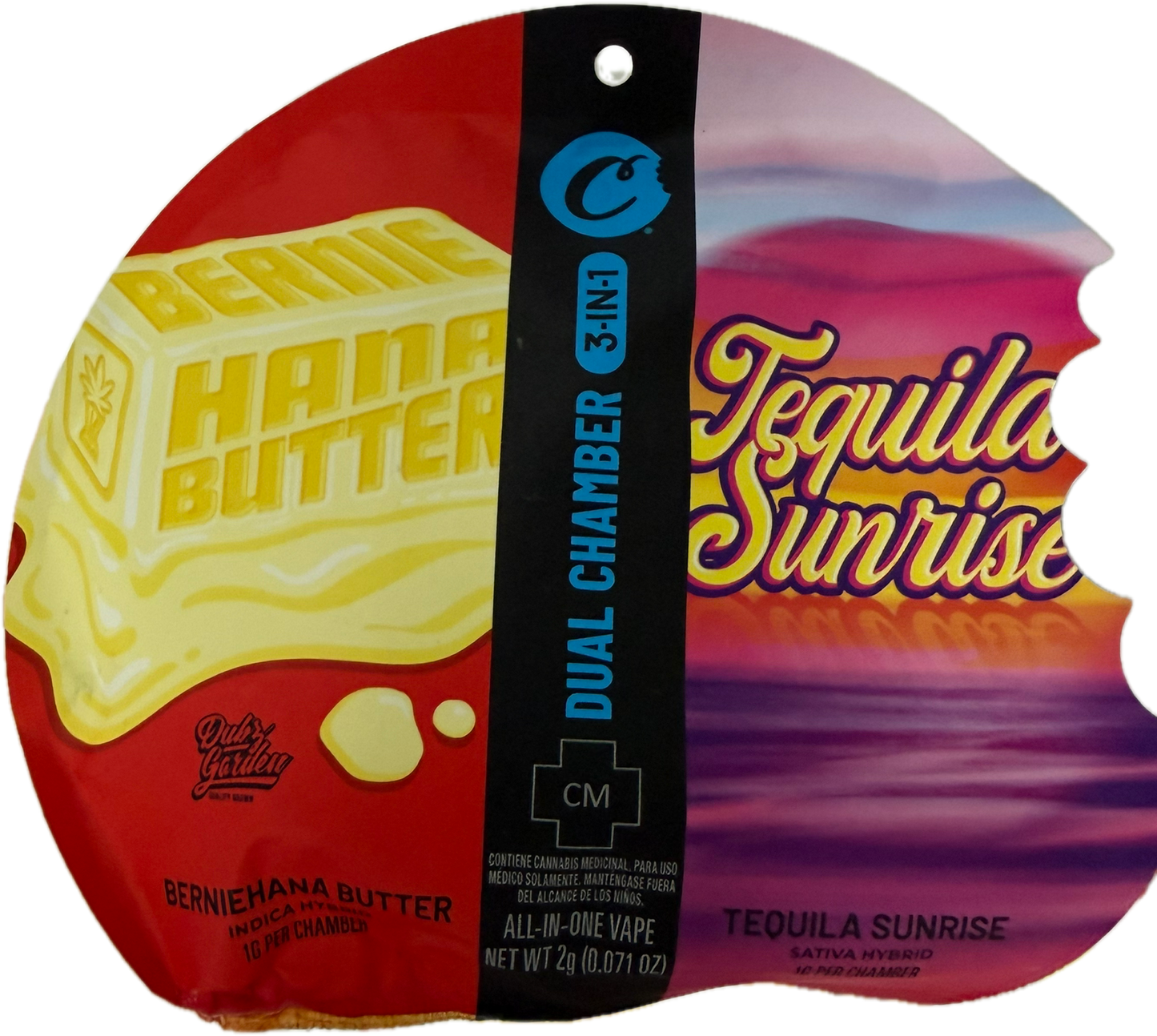 Cookies Dual Chamber 3 in 1 - 2g Disposable