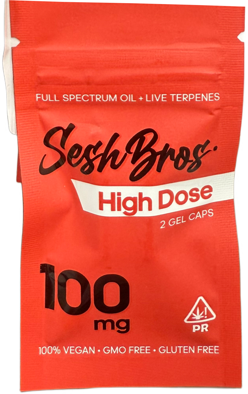 Sesh Bros High Dose Capsules - 100mg