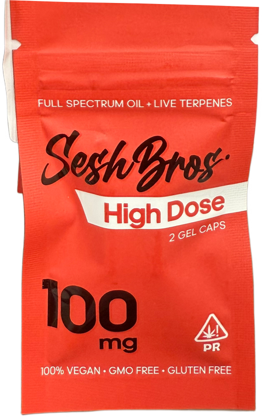 Sesh Bros High Dose Capsules - 100mg
